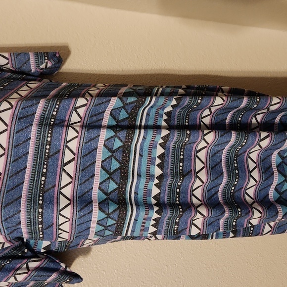 LuLaRoe Striped Womens Dress‎ Large - Picture 3 of 4